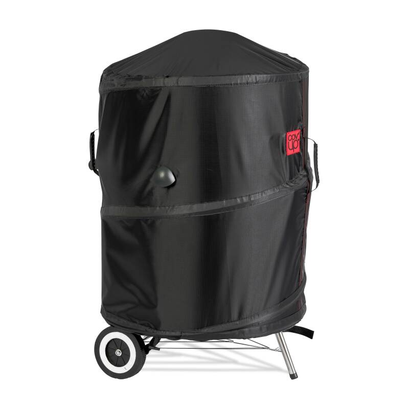 Runde Grillabdeckung Ø57 x 72 cm Schwarz