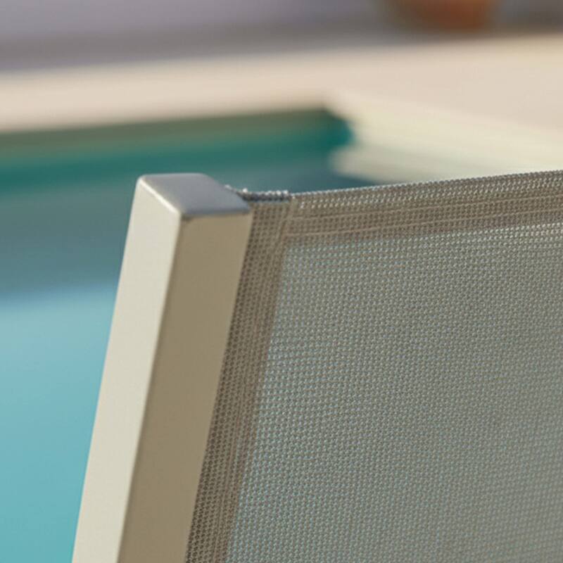 Gartenstuhl aus Aluminium und Textilene (2/8)