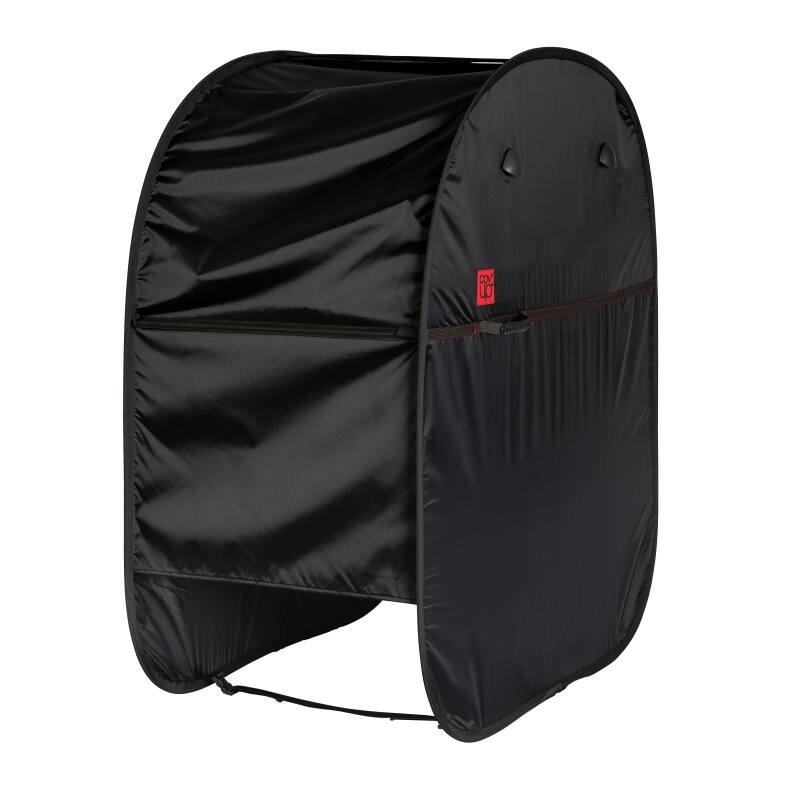 Rechteckige Grillabdeckung 110 x 60 x 120 cm Schwarz