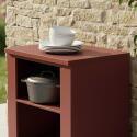 Outdoor Küchenmöbel mit Aufbewahrungsmodul und Arbeitsfläche