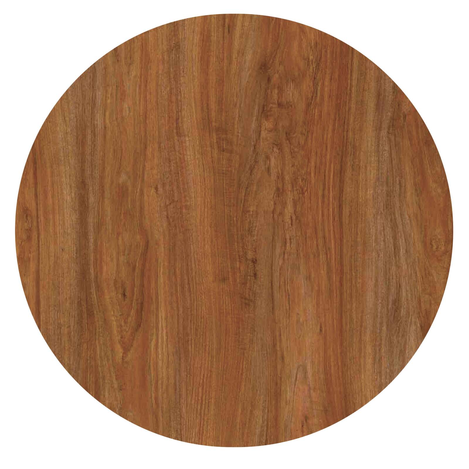 Gartentisch Bistro-Stil Runde aus Aluminium schwarz und HPL, 4 Personen, Ø70 cm