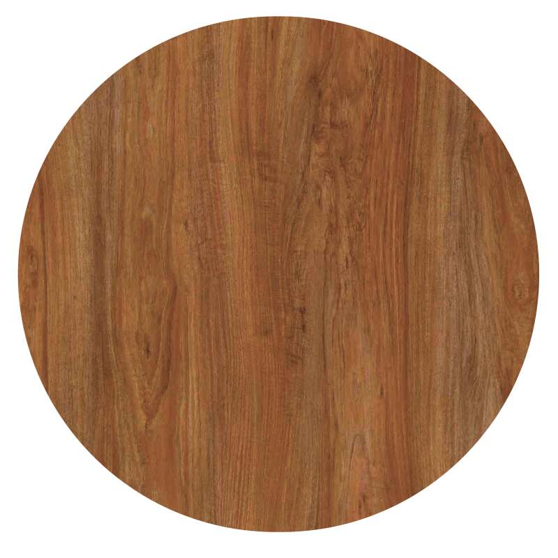 Gartentisch Bistro-Stil Runde aus Aluminium schwarz und HPL, 4 Personen, Ø70 cm (4/8)