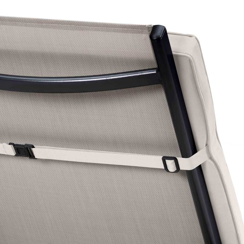 Set aus 2 einfarbigen Liegestuhlkissen  (4/8)