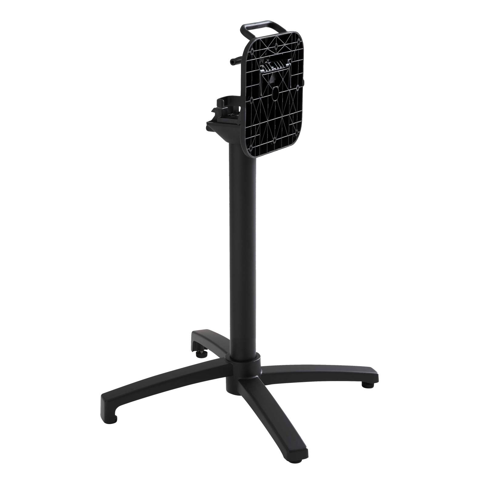 Gartentisch Bistro-Stil Quadratisch aus Aluminium schwarz, 4 Personen, 60x60 cm