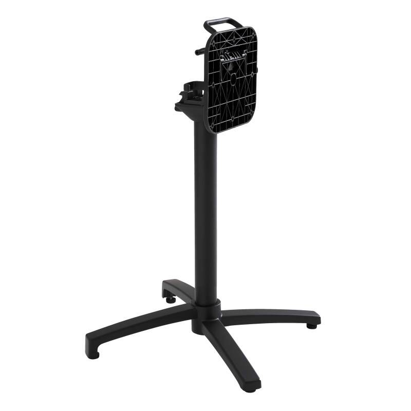 Gartentisch Bistro-Stil Quadratisch aus Aluminium schwarz, 4 Personen, 60x60 cm (6/8)