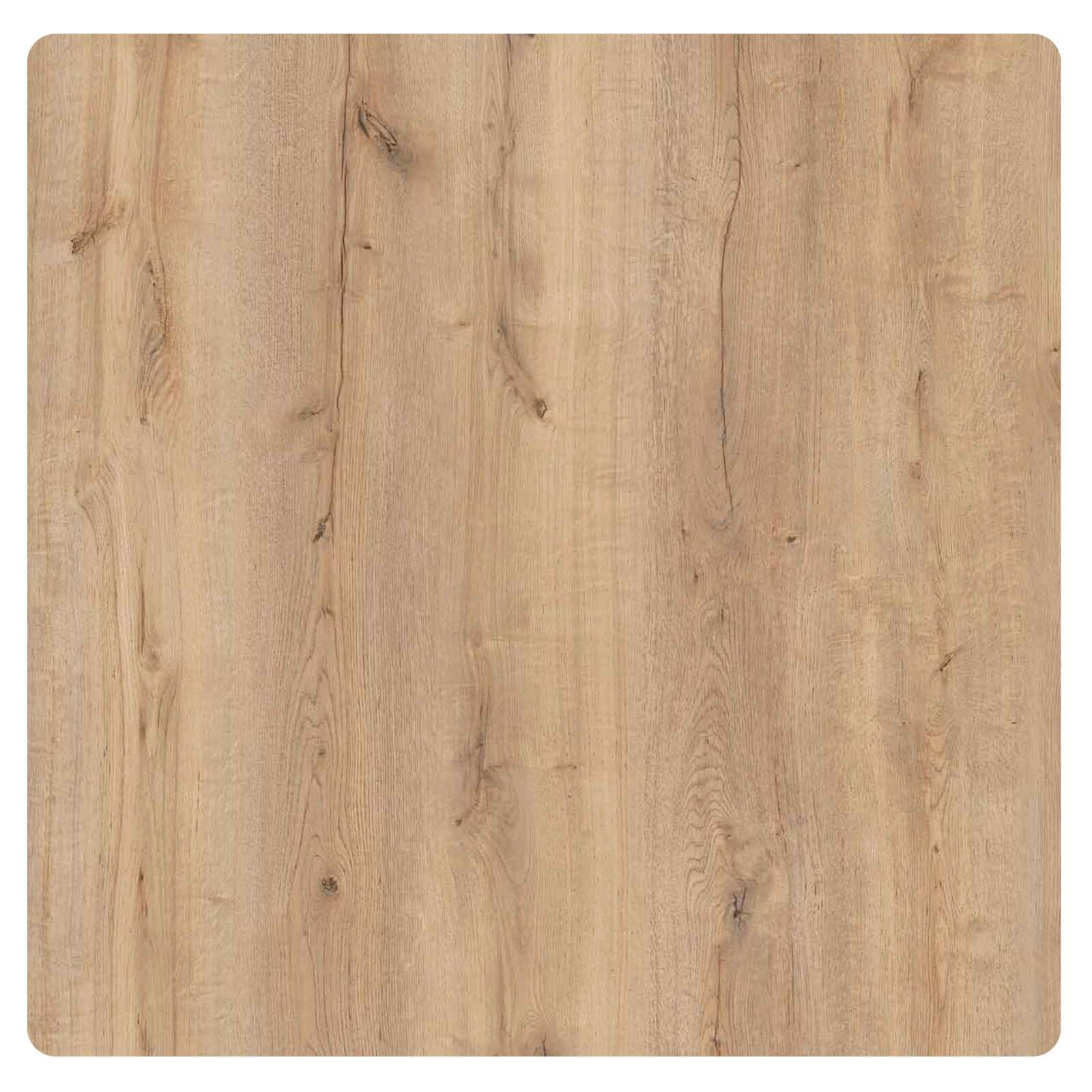 Gartentisch Bistro-Stil Quadratisch aus Metall und Aluminium schwarz, 4 Personen, 60x60 cm