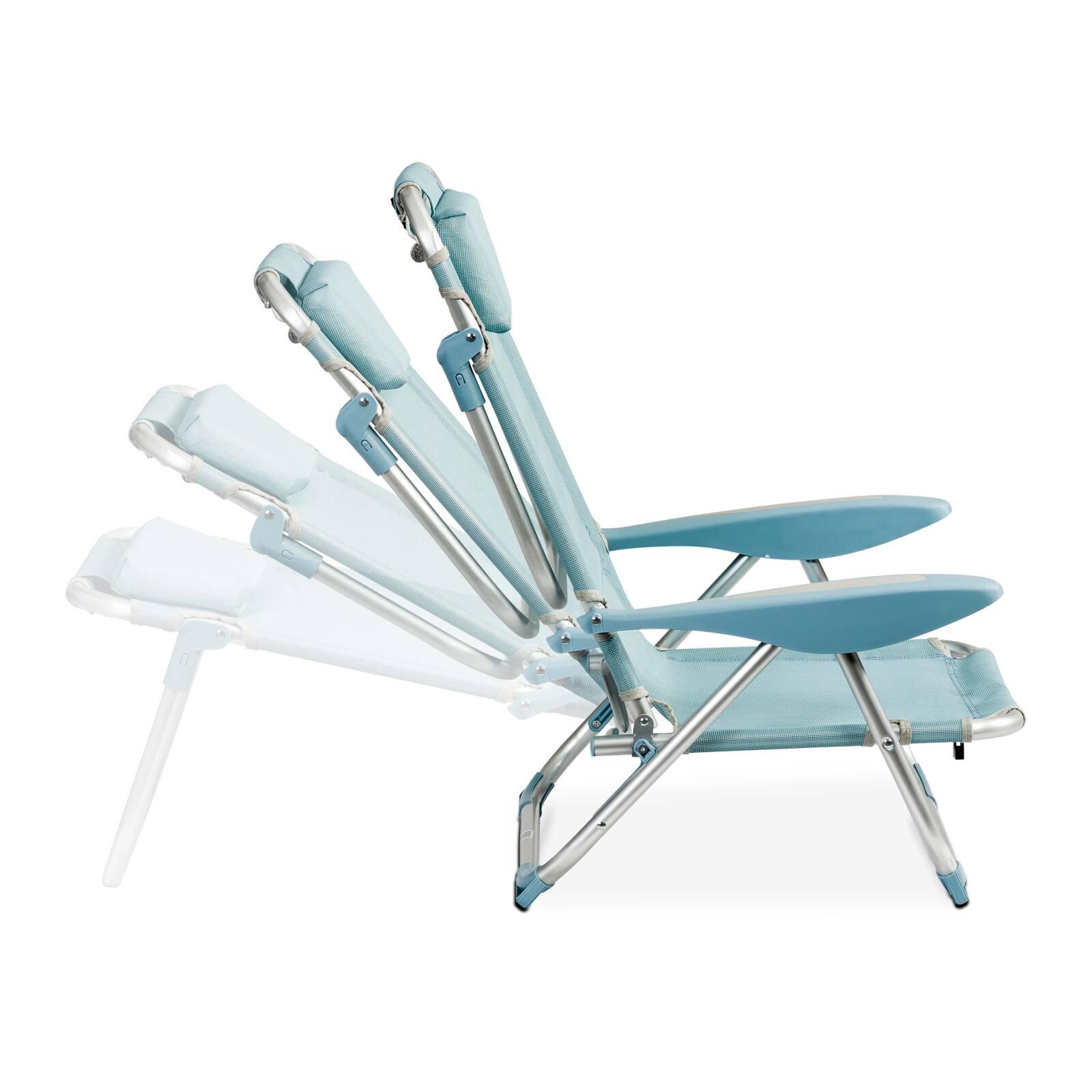 Klappbarer Strandstuhl, 4-fach verstellbar 