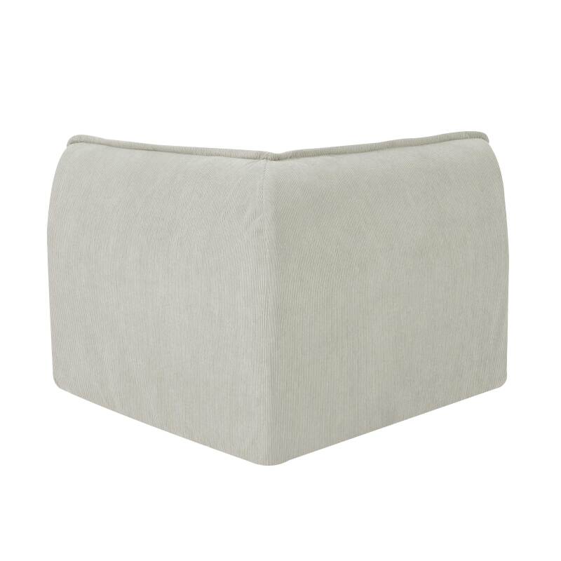 Eckensessel aus Stoff für modulares Sofa (3/7)