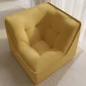 Eckensessel aus Stoff für modulares Sofa
