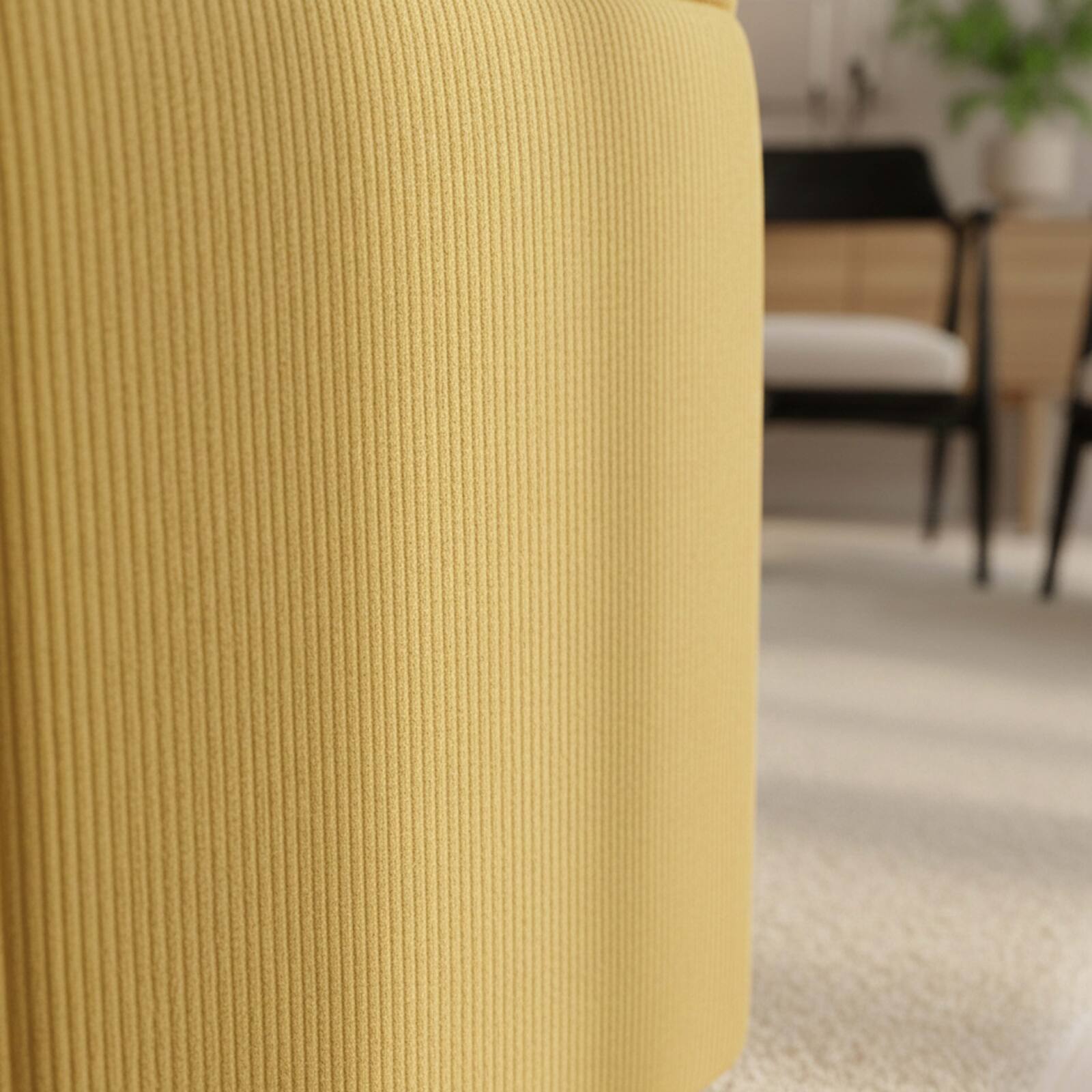 Eckensessel aus Stoff für modulares Sofa