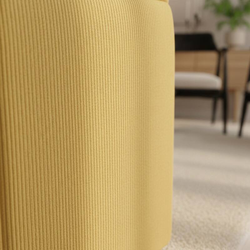 Eckensessel aus Stoff für modulares Sofa (6/7)