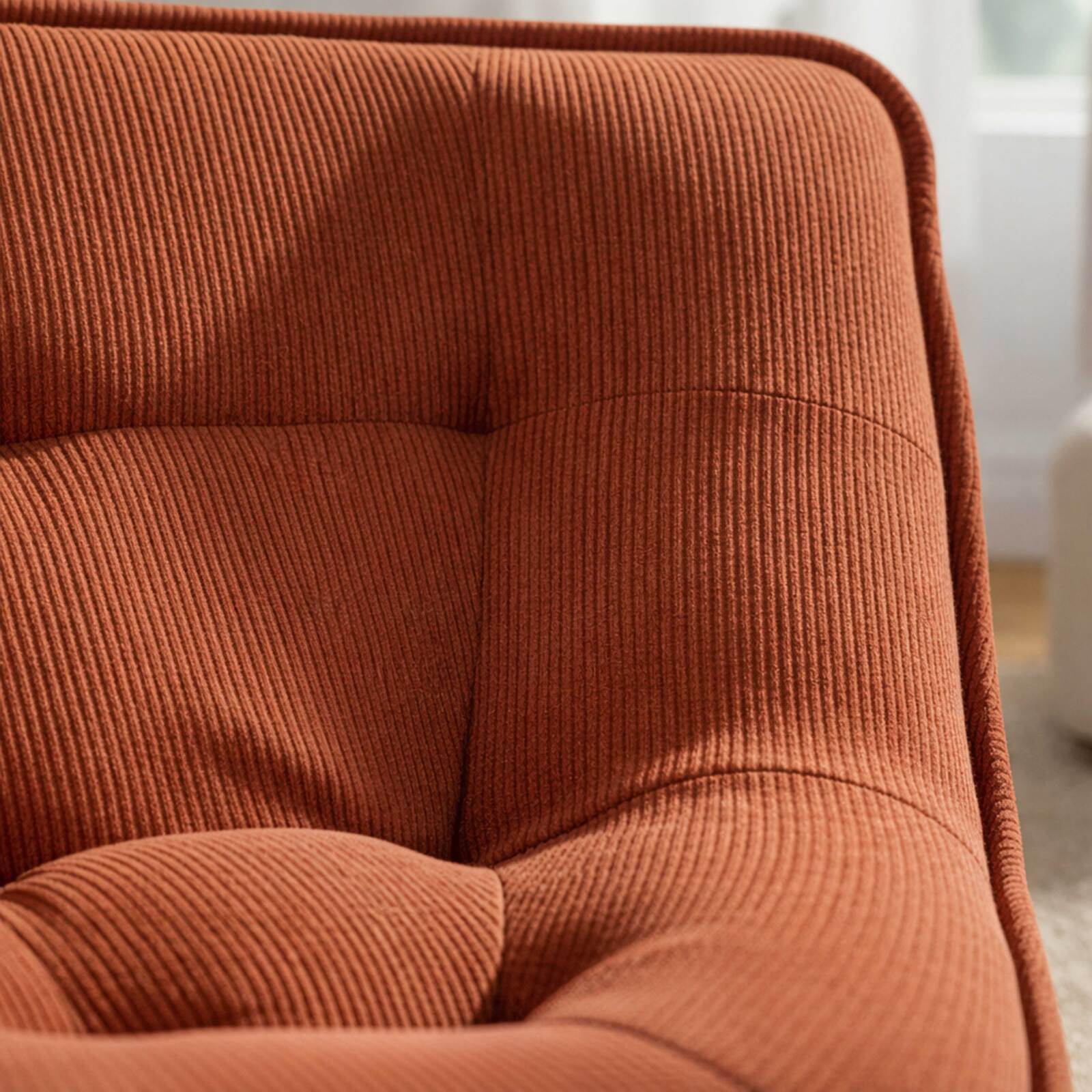 Eckensessel aus Stoff für modulares Sofa