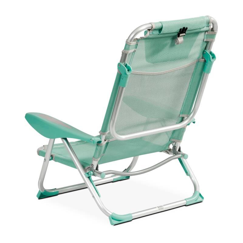 Klappbarer Strandstuhl, 4-fach verstellbar