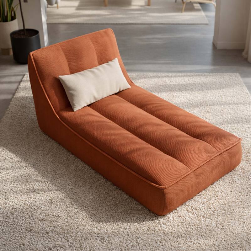 Chaiselongue aus Stoff für modulares Sofa (5/8)