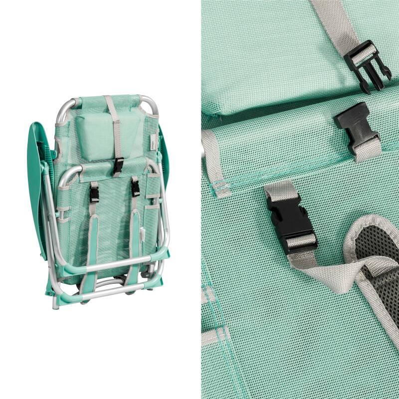 Klappbarer Strandstuhl, 4-fach verstellbar