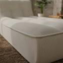 Chaiselongue aus Stoff für modulares Sofa