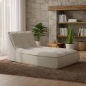 Chaiselongue aus Stoff für modulares Sofa - Lifestyle