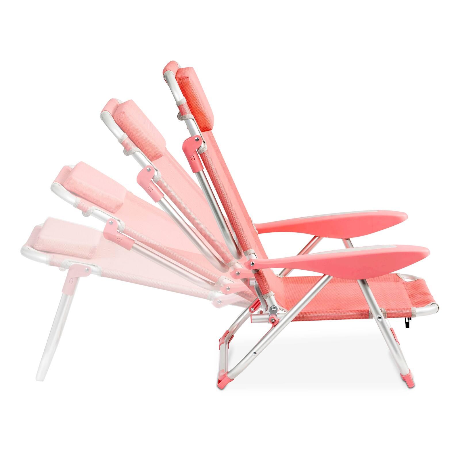 Klappbarer Strandstuhl, 4-fach verstellbar 