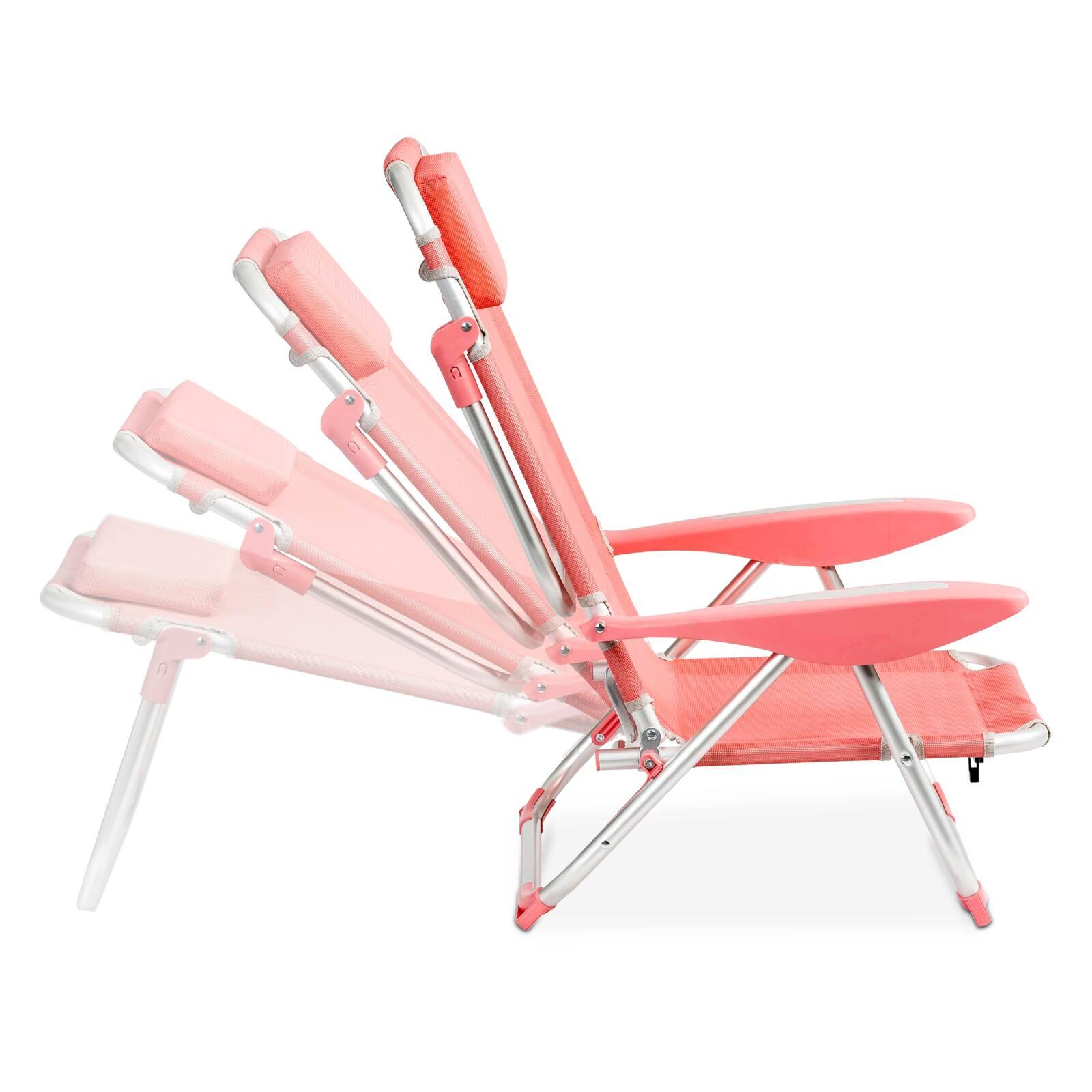 Klappbarer Strandstuhl, 4-fach verstellbar 