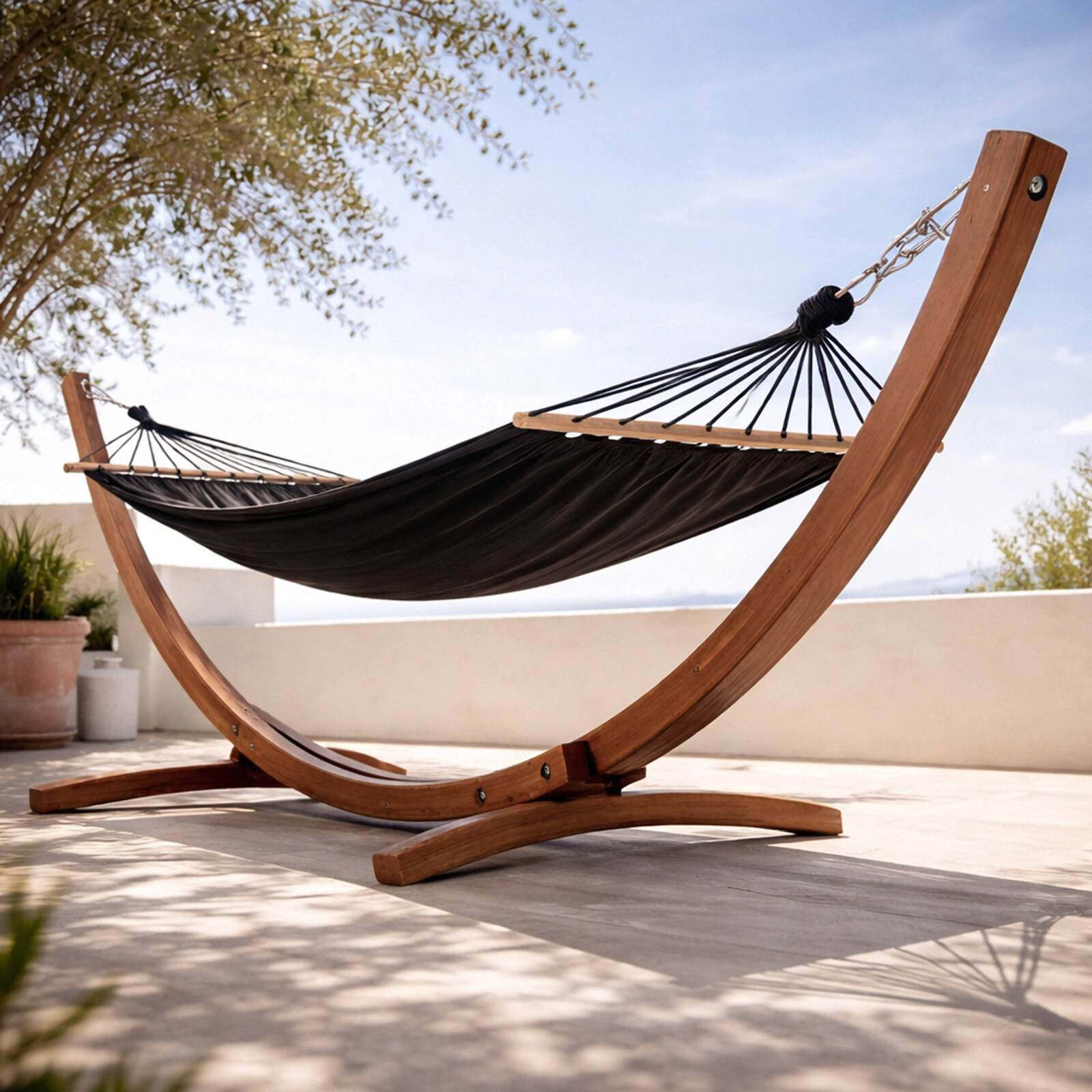 Hängematte auf Holzständer FSC®