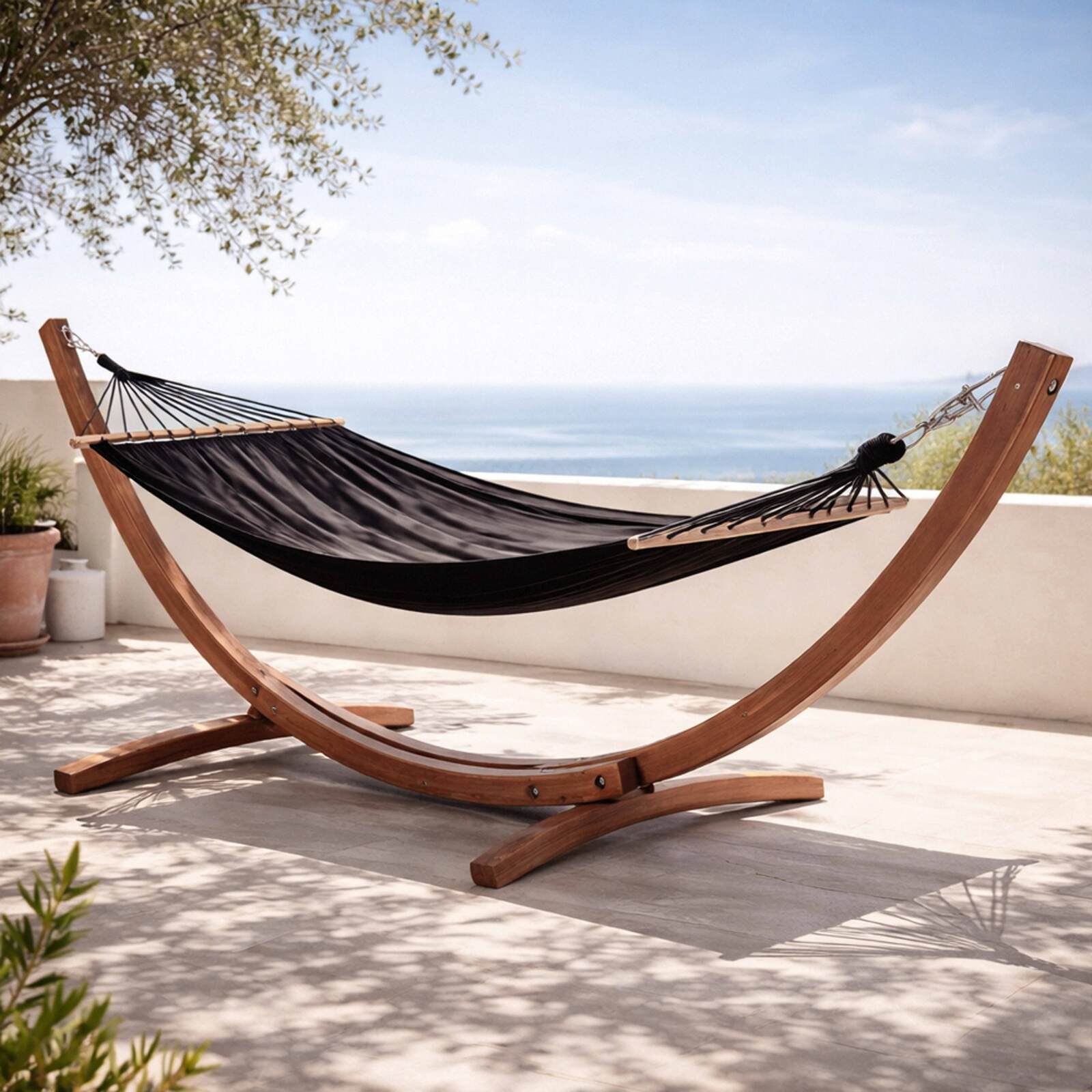 Hängematte auf Holzständer FSC®