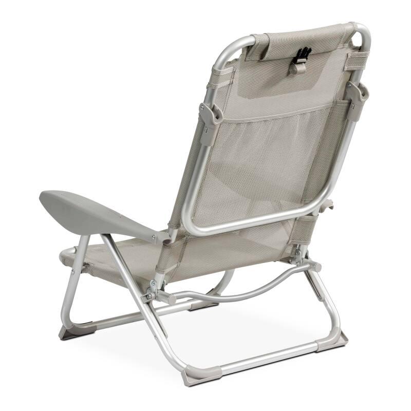 Klappbarer Strandstuhl, 4-fach verstellbar