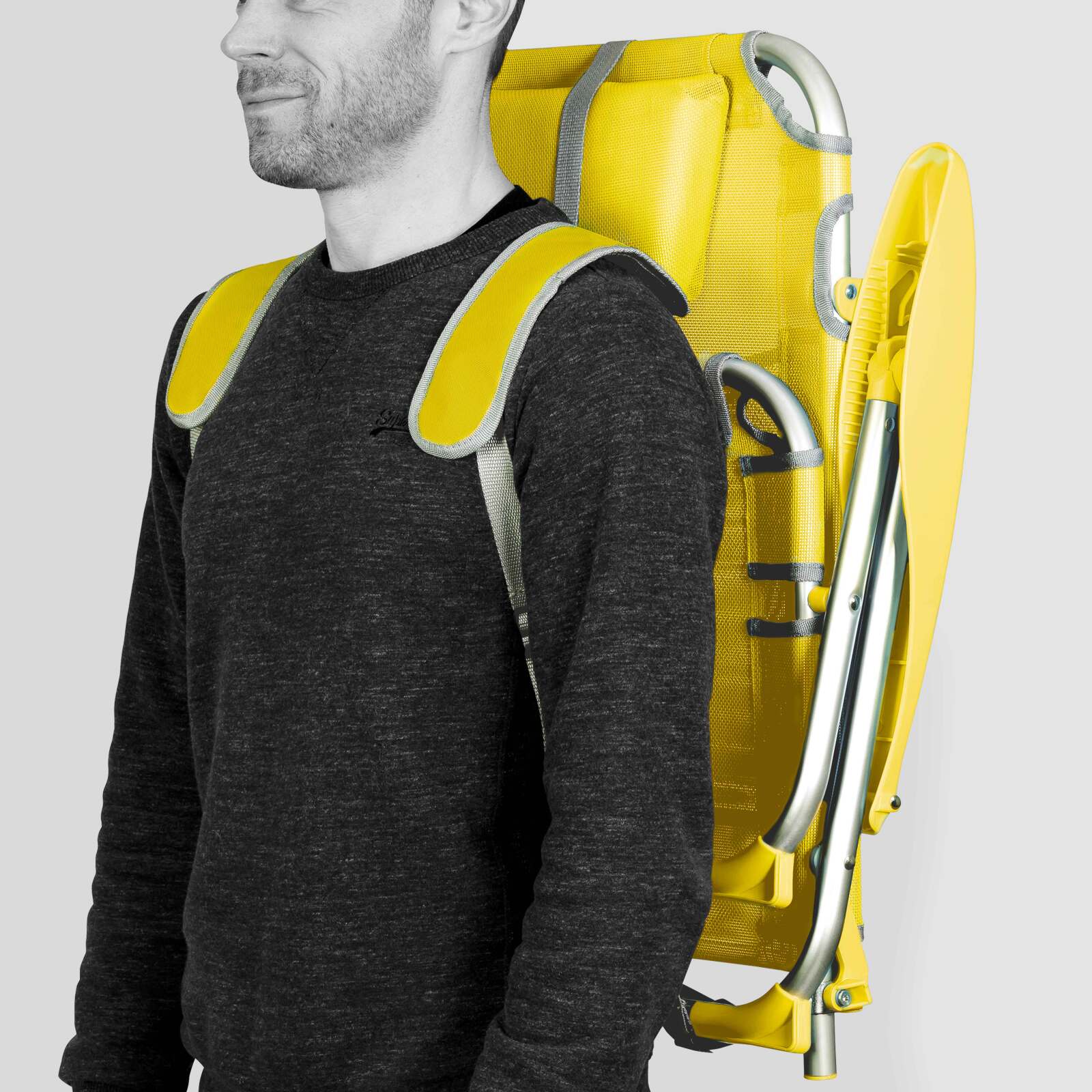 Klappbarer Strandstuhl, 4-fach verstellbar 