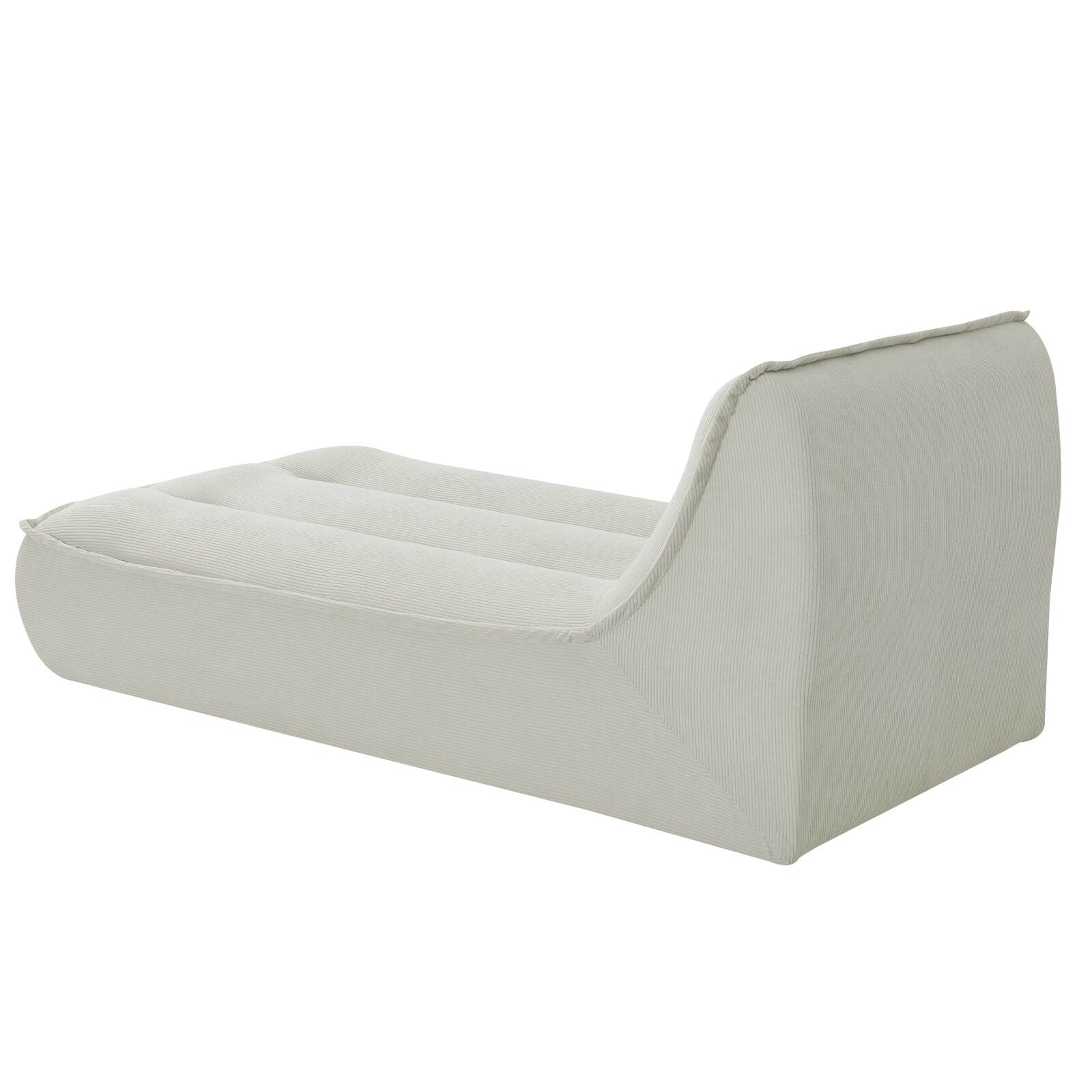 Chaiselongue aus Stoff für modulares Sofa