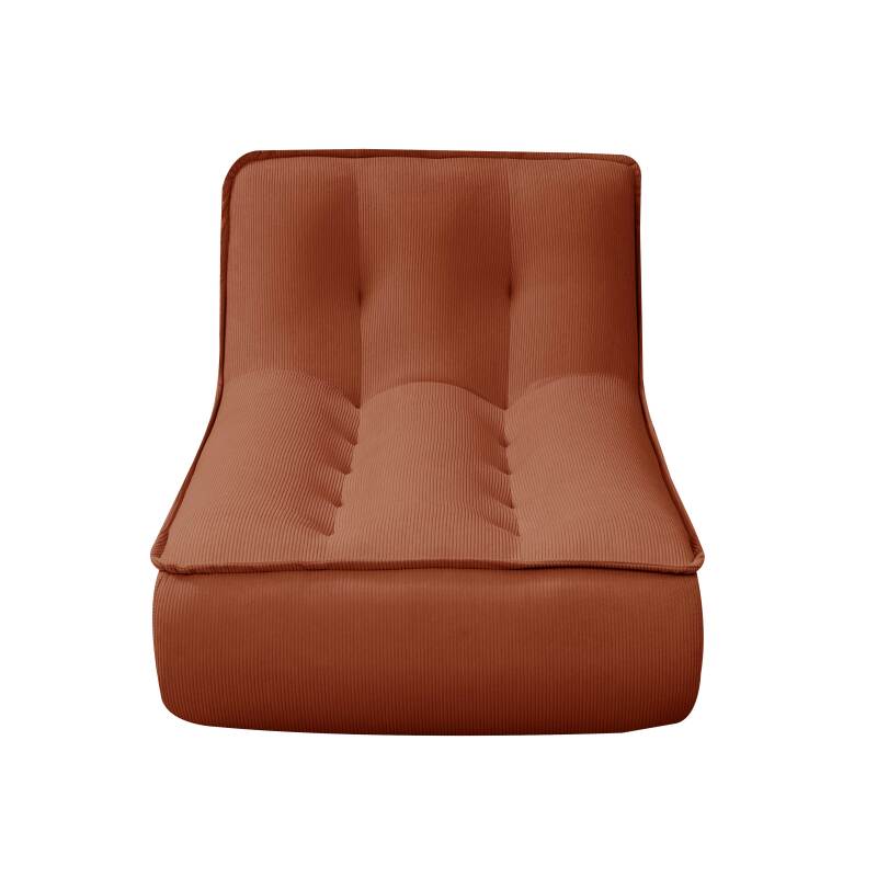 Chaiselongue aus Stoff für modulares Sofa (3/8)