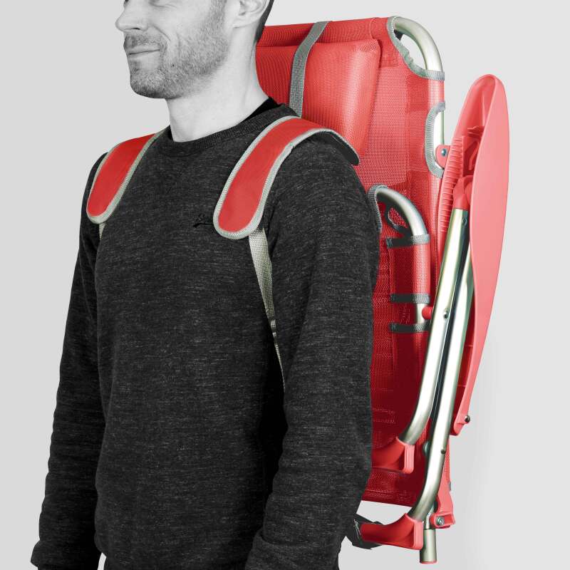 Klappbarer Strandstuhl, 4-fach verstellbar