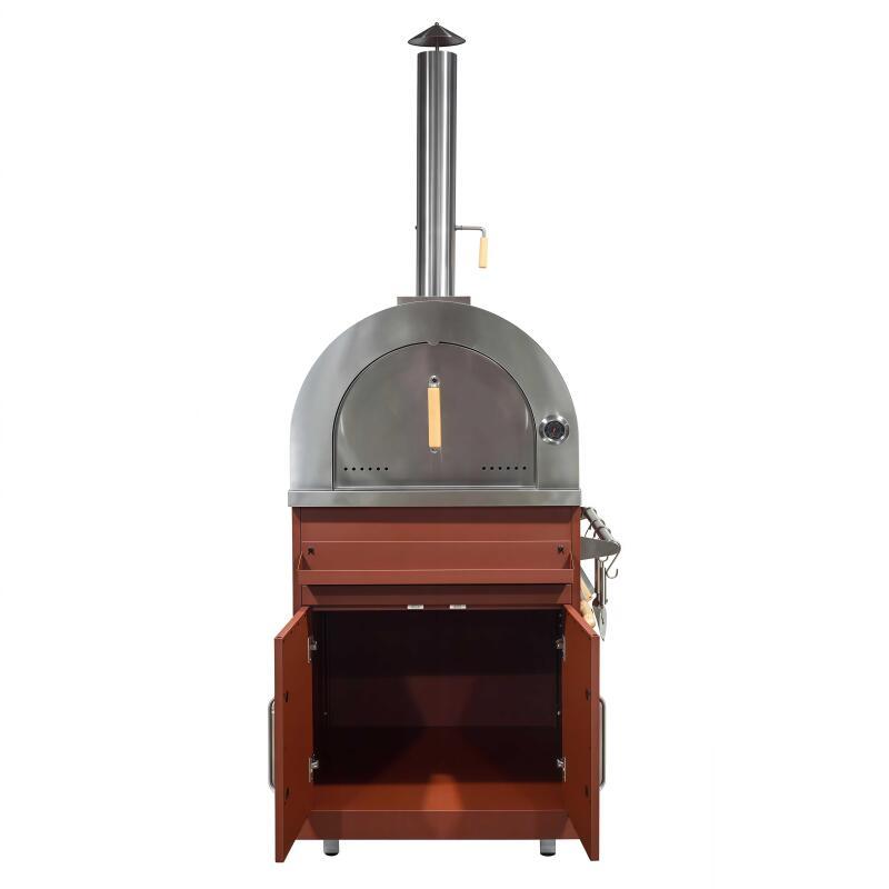 Stahlmöbel für Pizzaofen für Outdoor küche (3/7)