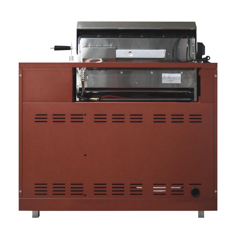 Outdoor Küchenmöbel mit Gasgrill aus Stahl und 4 + 1 Brennern (5/7)