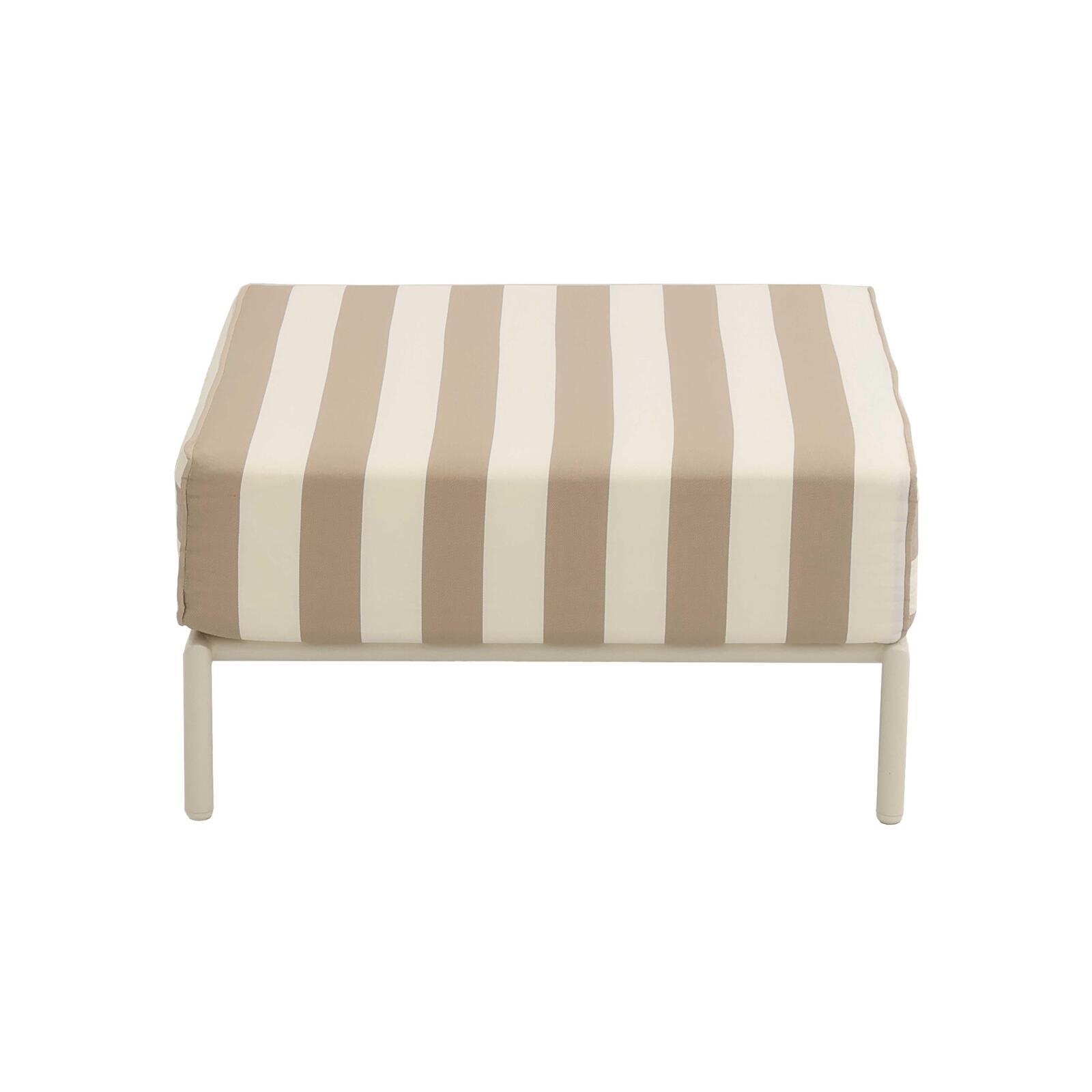 Sitzsack im gestreiften Design für ein modulares Outdoor-Sofa