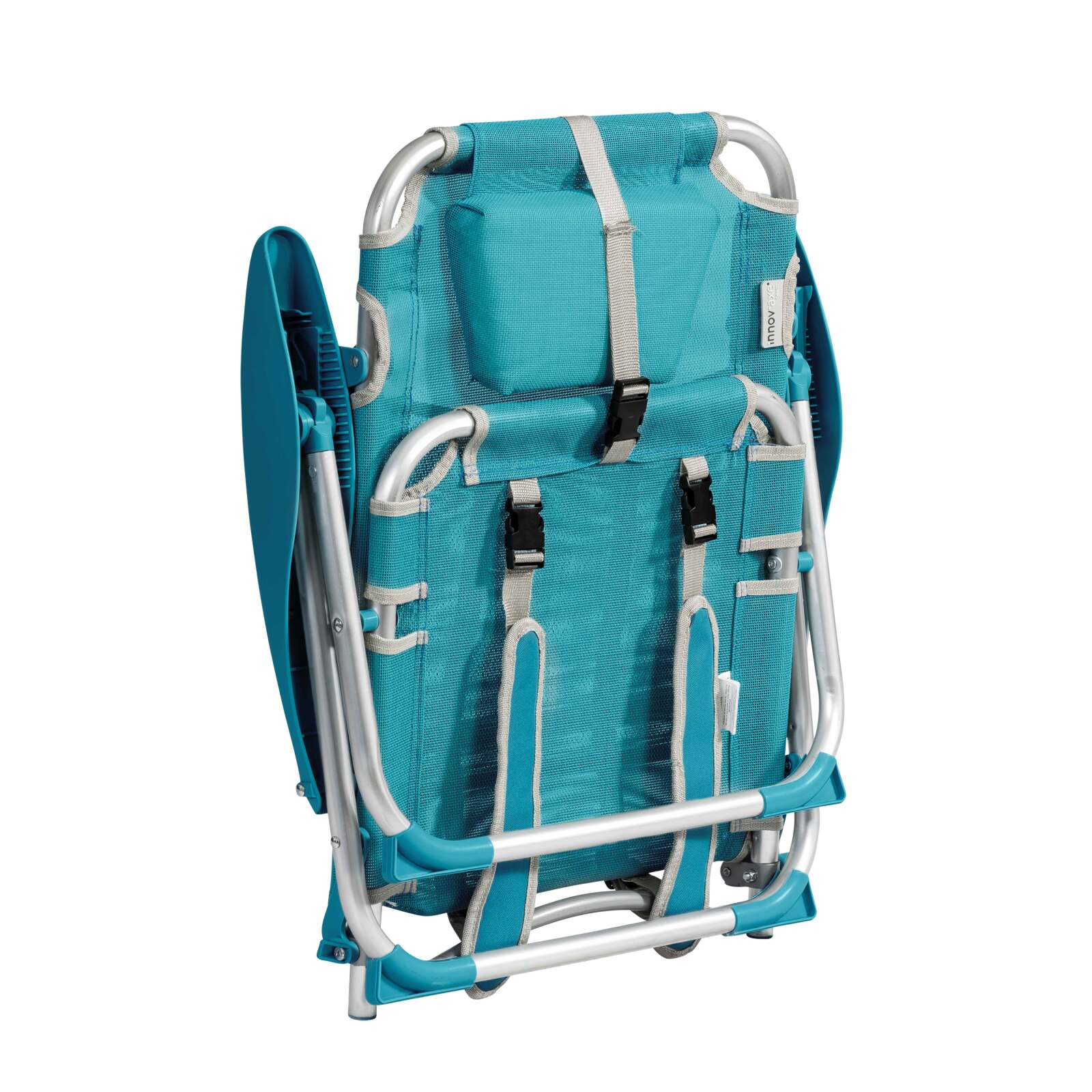 Set bestehend aus 2 klappbaren Strandstühlen, 4-fach verstellbar 