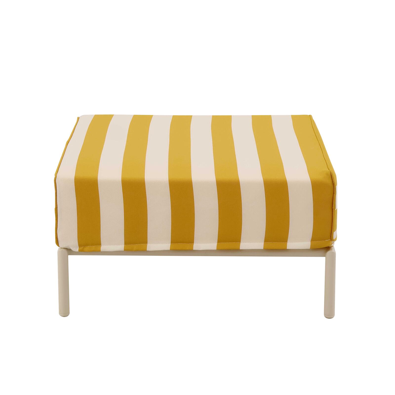 Sitzsack im gestreiften Design für ein modulares Outdoor-Sofa