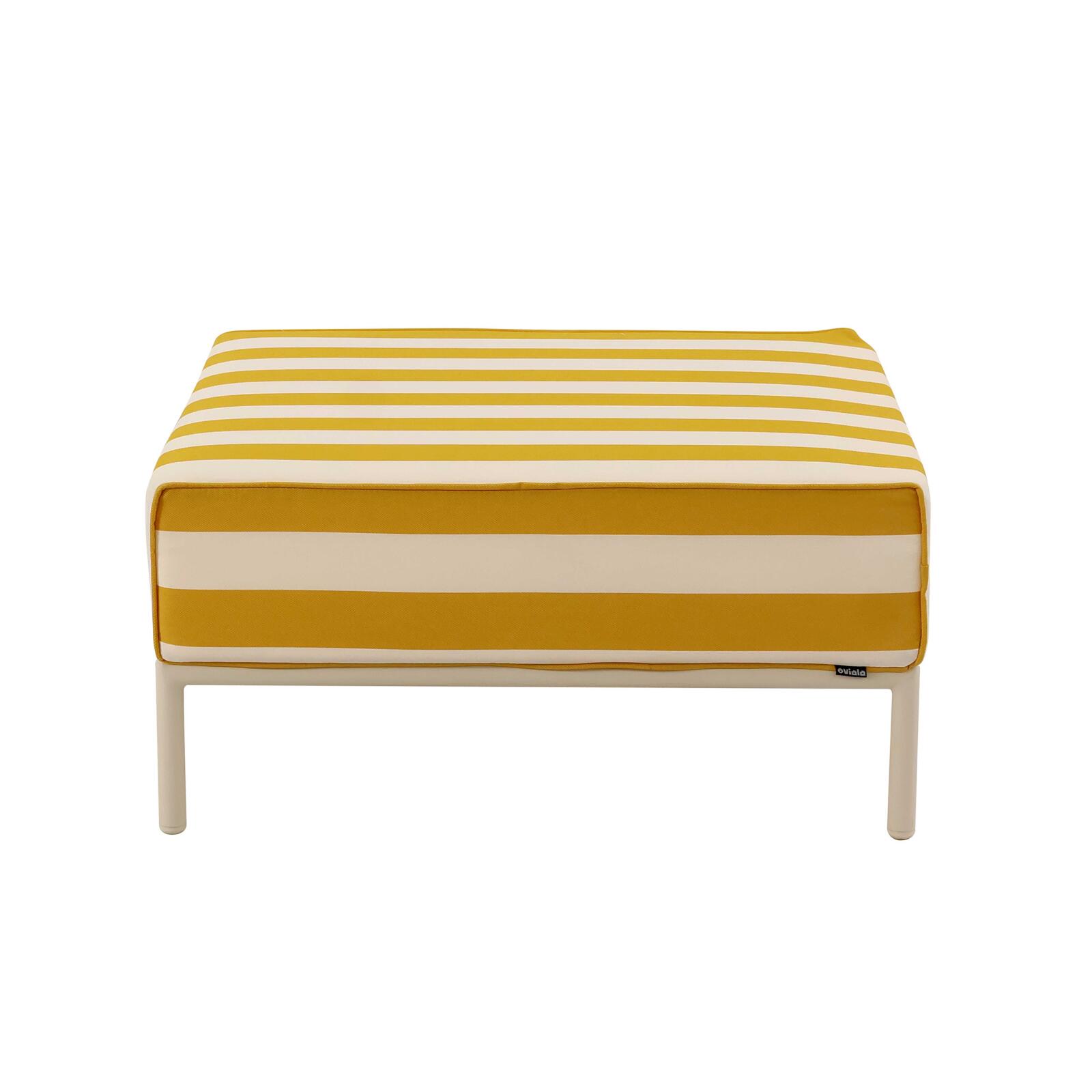 Sitzsack im gestreiften Design für ein modulares Outdoor-Sofa