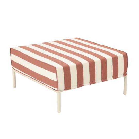 Sitzsack im gestreiften Design für ein modulares Outdoor-Sofa | Oviala