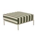 Sitzsack im gestreiften Design für ein modulares Outdoor-Sofa