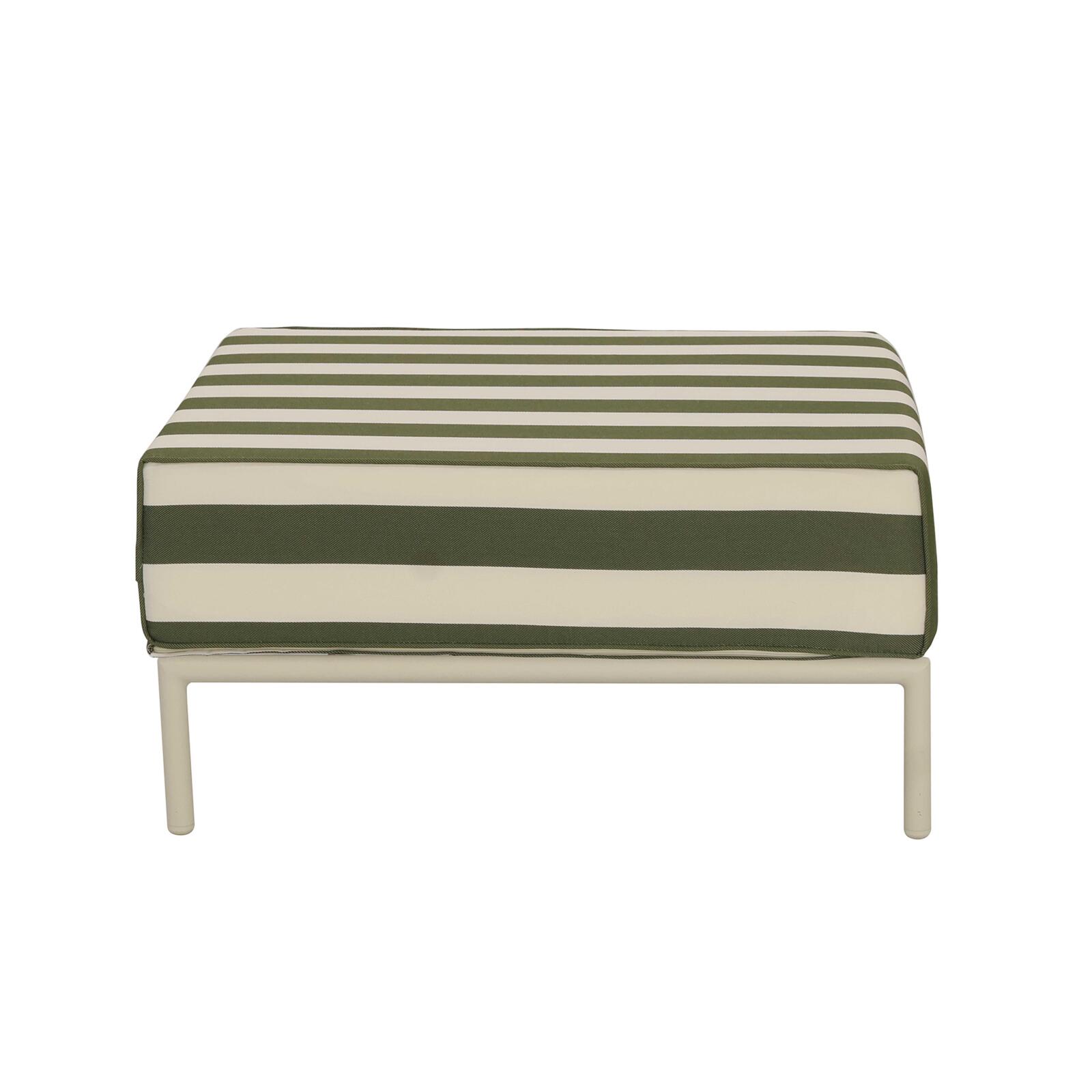 Sitzsack im gestreiften Design für ein modulares Outdoor-Sofa
