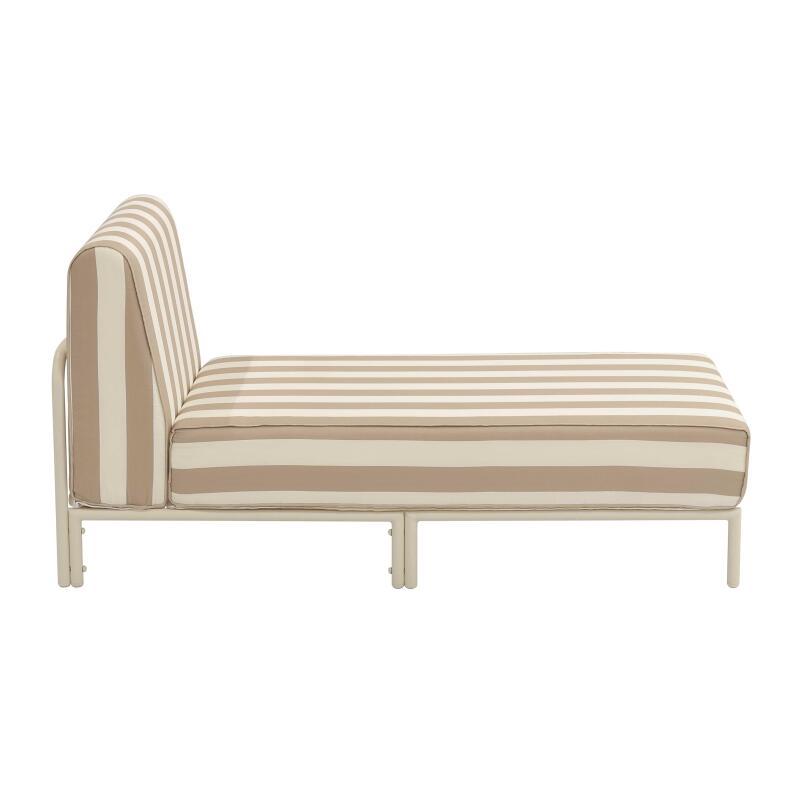 Chaiselongue im gestreiften Design für ein modulares Outdoor-Sofa (5/7)