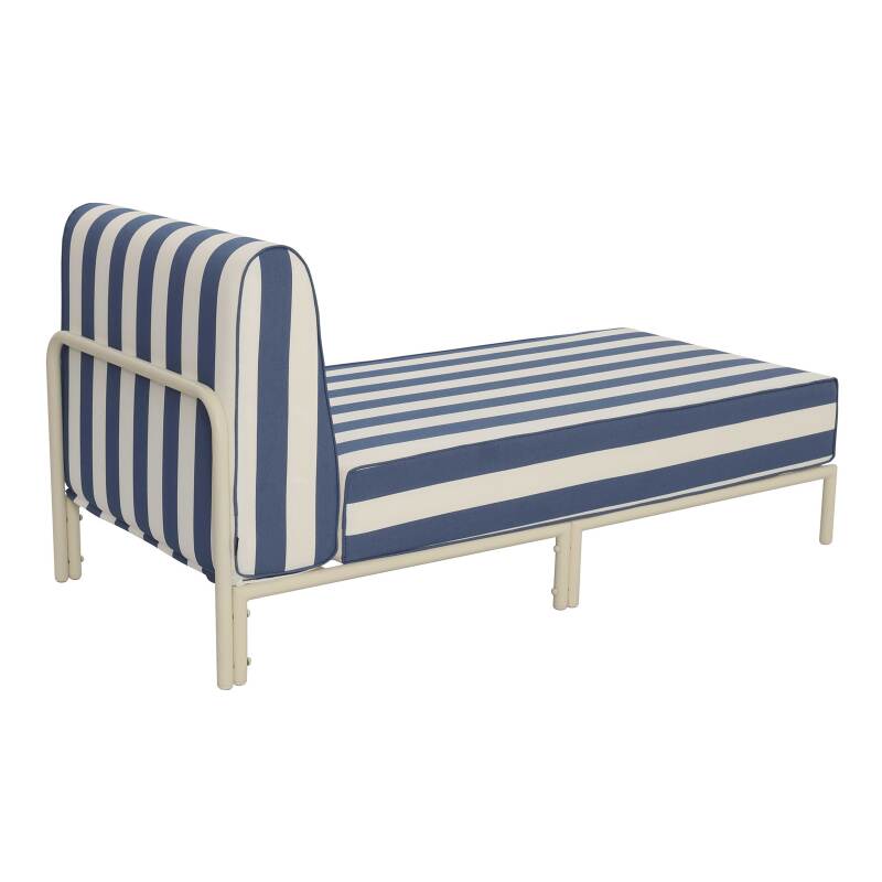 Chaiselongue im gestreiften Design für ein modulares Outdoor-Sofa (4/8)