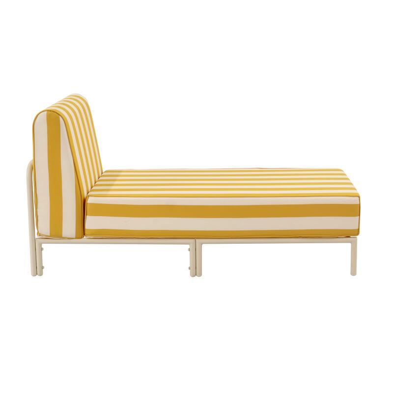 Chaiselongue im gestreiften Design für ein modulares Outdoor-Sofa (3/5)