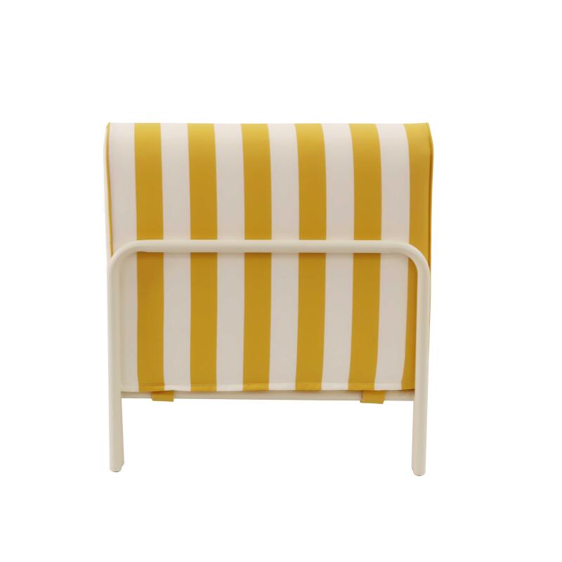 Chaiselongue im gestreiften Design für ein modulares Outdoor-Sofa (4/5)