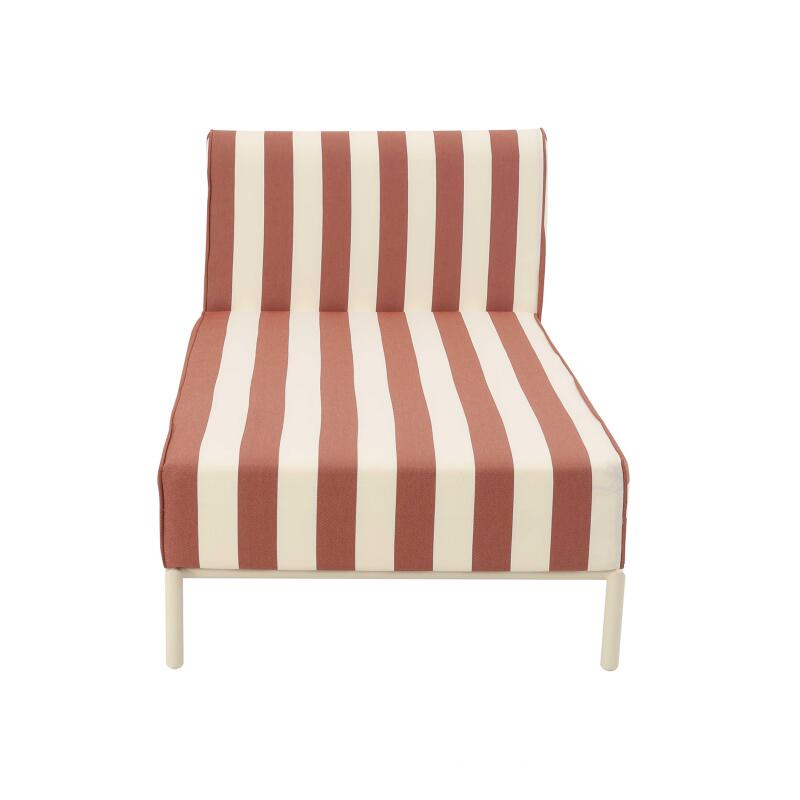Chaiselongue im gestreiften Design für ein modulares Outdoor-Sofa (5/8)