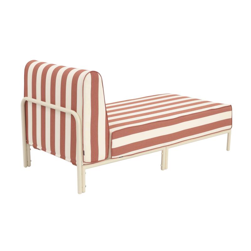 Chaiselongue im gestreiften Design für ein modulares Outdoor-Sofa (3/8)