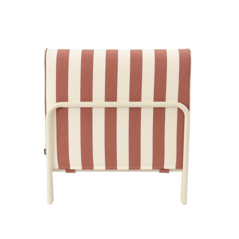 Chaiselongue im gestreiften Design für ein modulares Outdoor-Sofa (6/8)