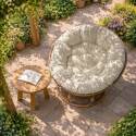 Papasan Gartensessel aus synthetischem Rattan
