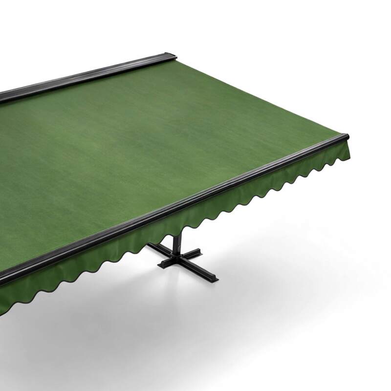 Doppelmarkise Neigung (3 x 4m) und 4 Gewichtsplatten (3/7)