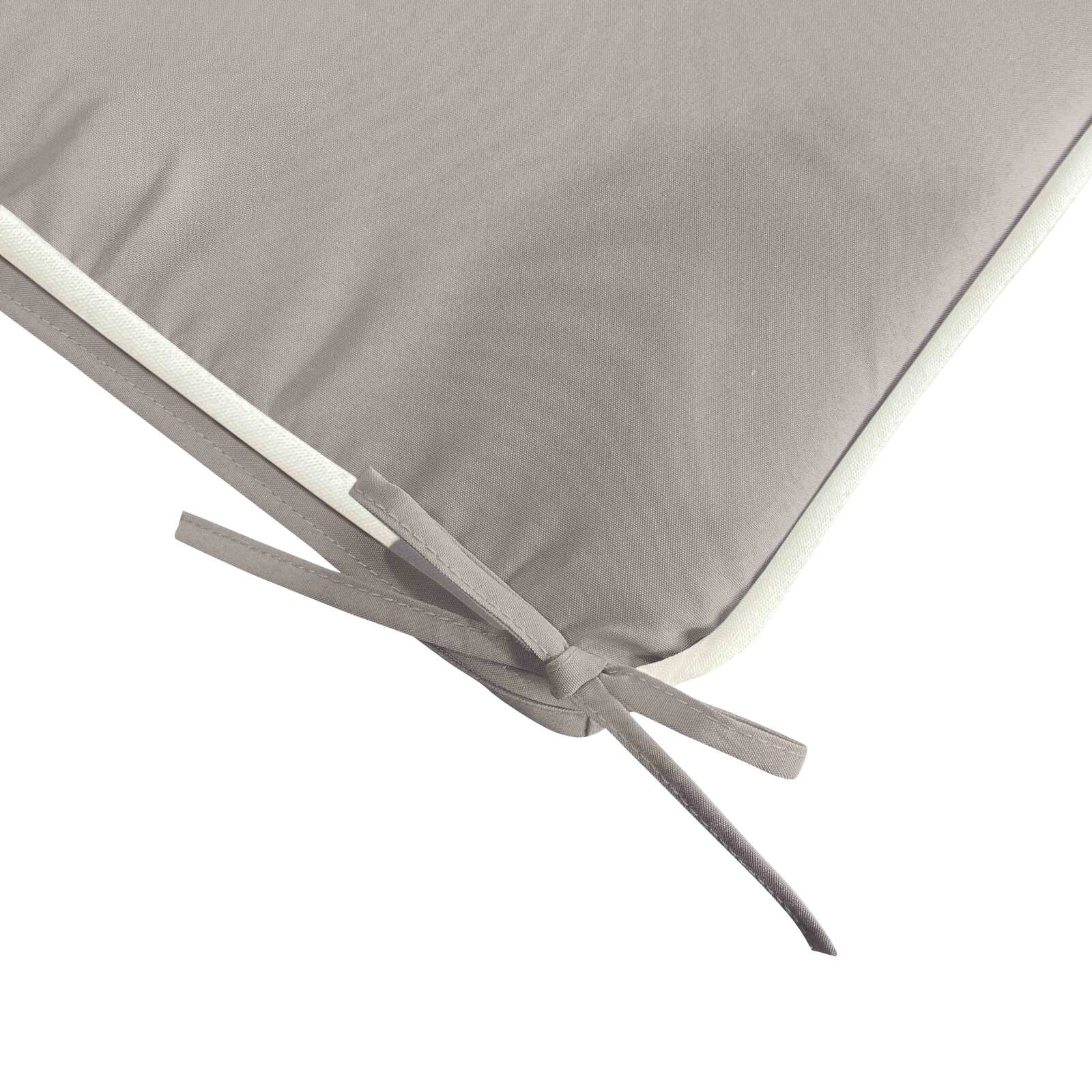 Set von 4 einfarbigen Außenstuhlkissen 40 x 40 cm