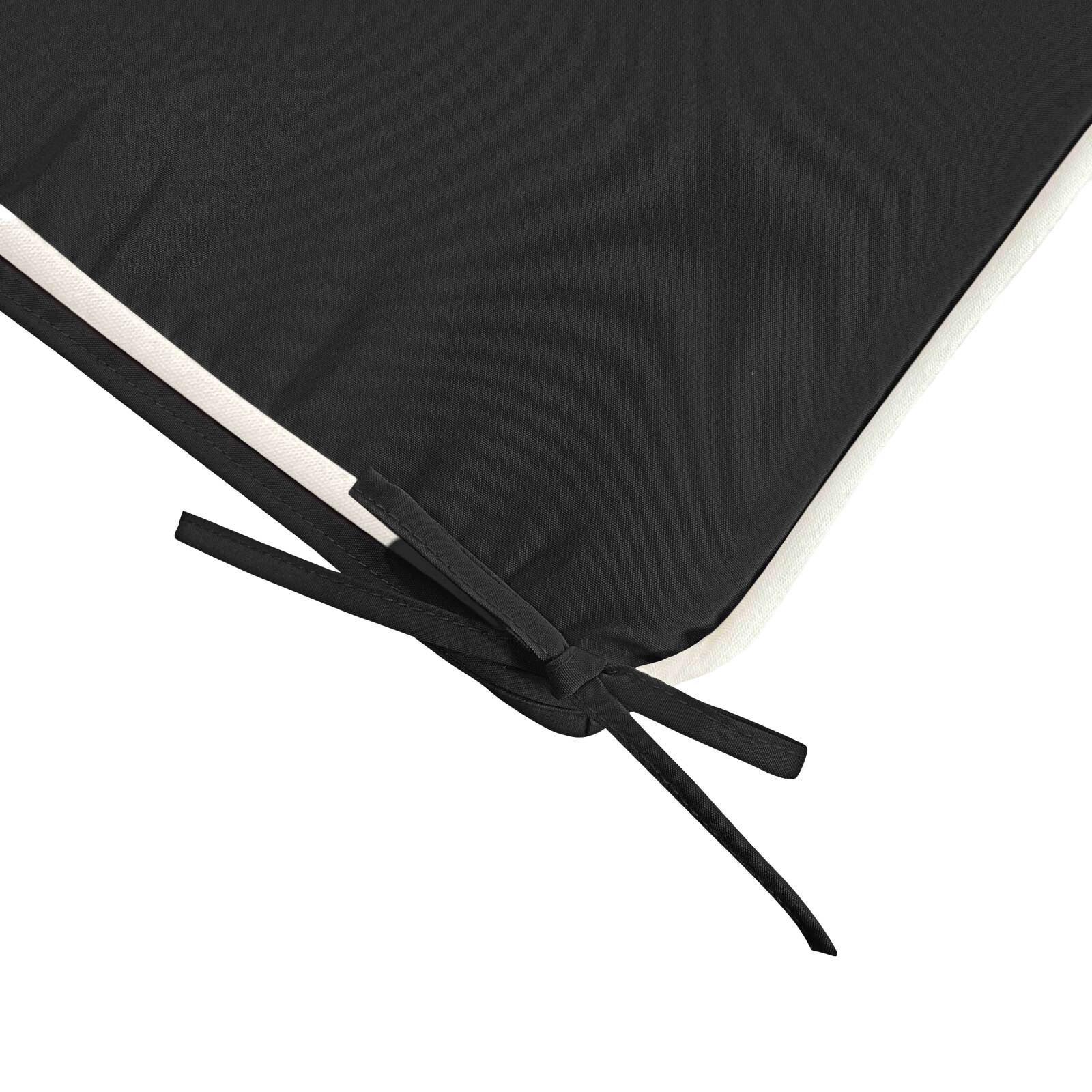 Set von 4 einfarbigen Außenstuhlkissen 40 x 40 cm